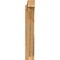 Ekena Millwork Traditional Block Rough Sawn Outlooker, Western Red Cedar, 6"W x 30"D x 36"H OUT06X30X36TRA05RWR - alternate 2